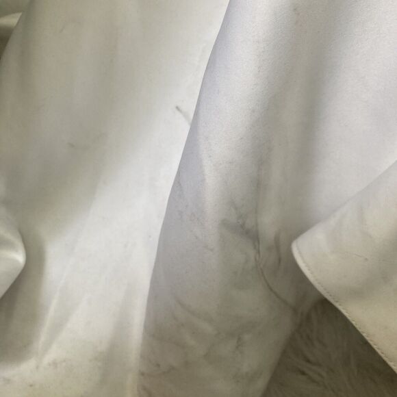 St Tropez Wedding Dress Womens S White Ballgown Beaded Bodice Tulle Train Bridal - Picture 11 of 15